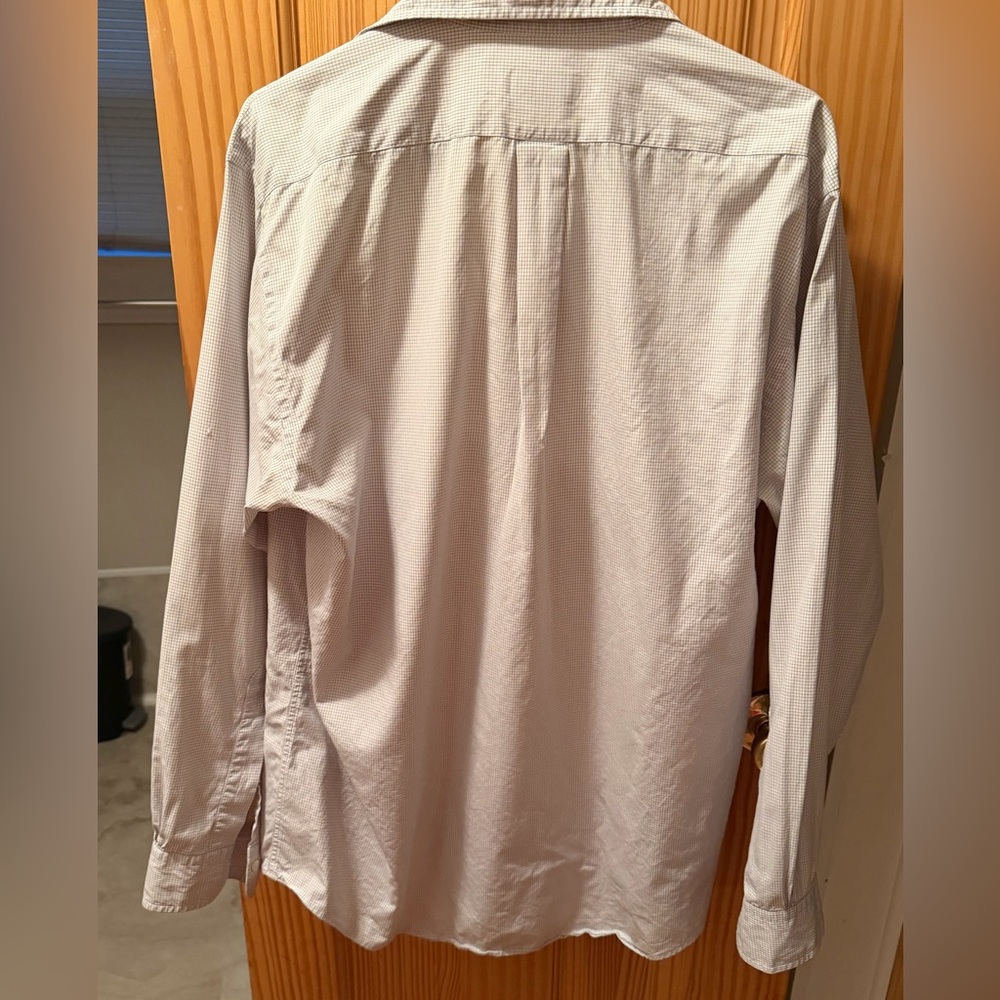 Brooks Brothers White Patterned Button Down Shirt - image 3